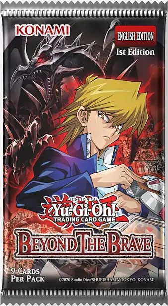 Yu-Gi-Oh! TCG Beyond the Brave booster pack (image: Konami)