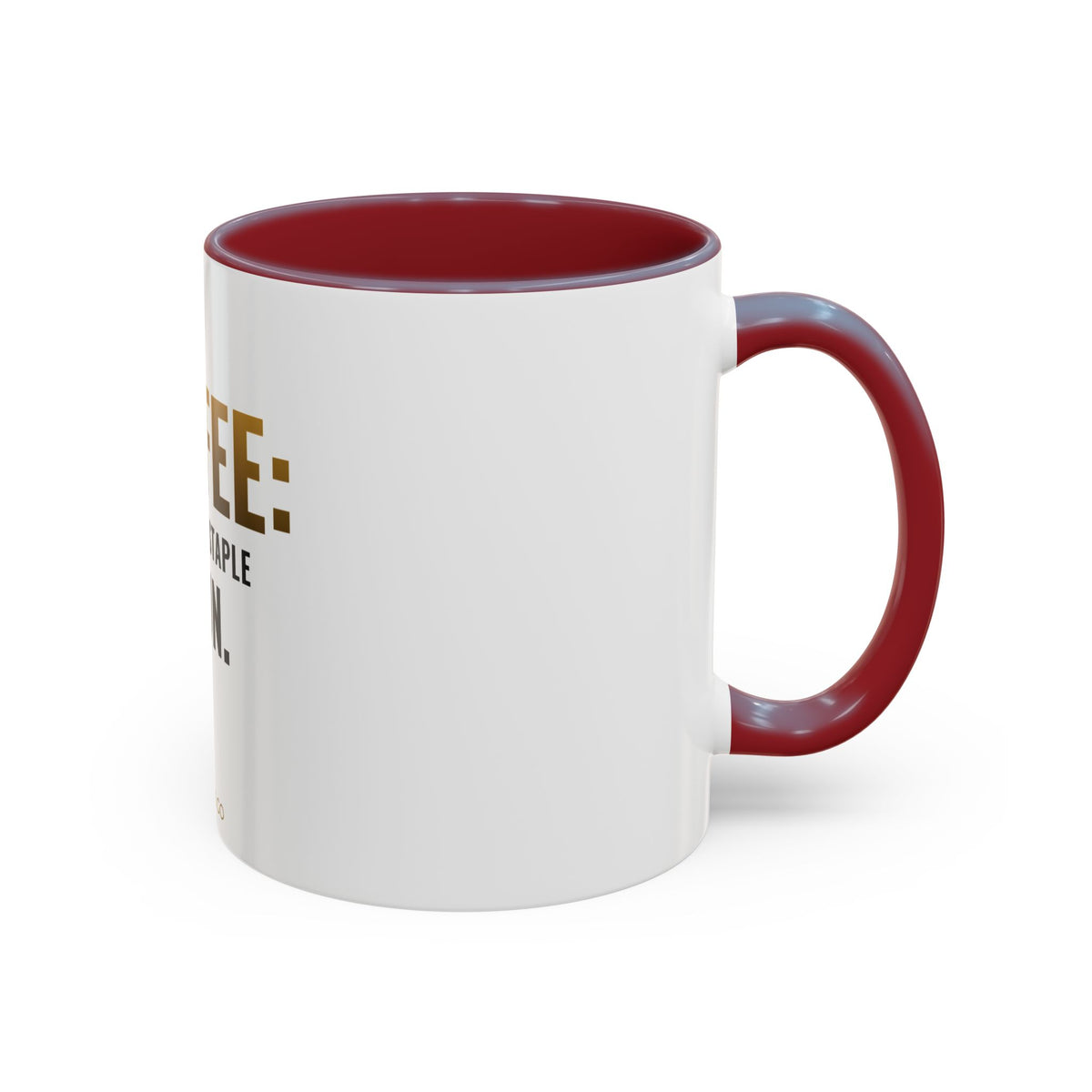 Coffee: The Only Staple I Run Mug