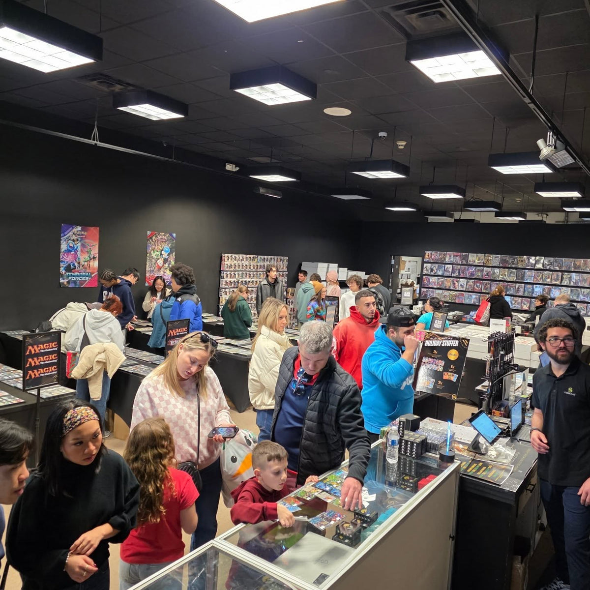 A packed Cards2Go store