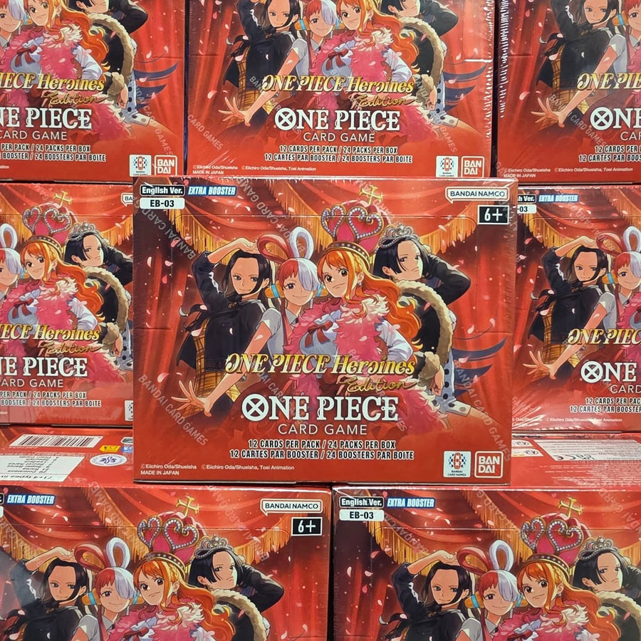 A wall of booster boxes at Cards2Go Freehold Raceway Mall in Freehold, NJ